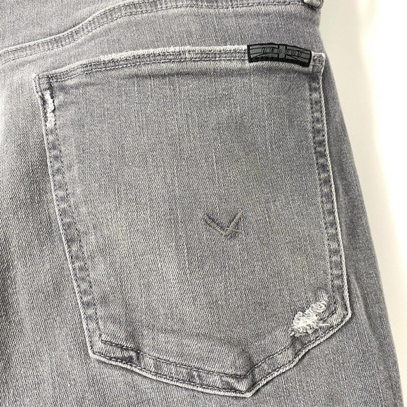 HUDSON Slim Straight Jeans Men’s Size 32 Gray Distressed Inseam 27 - Picture 6 of 6